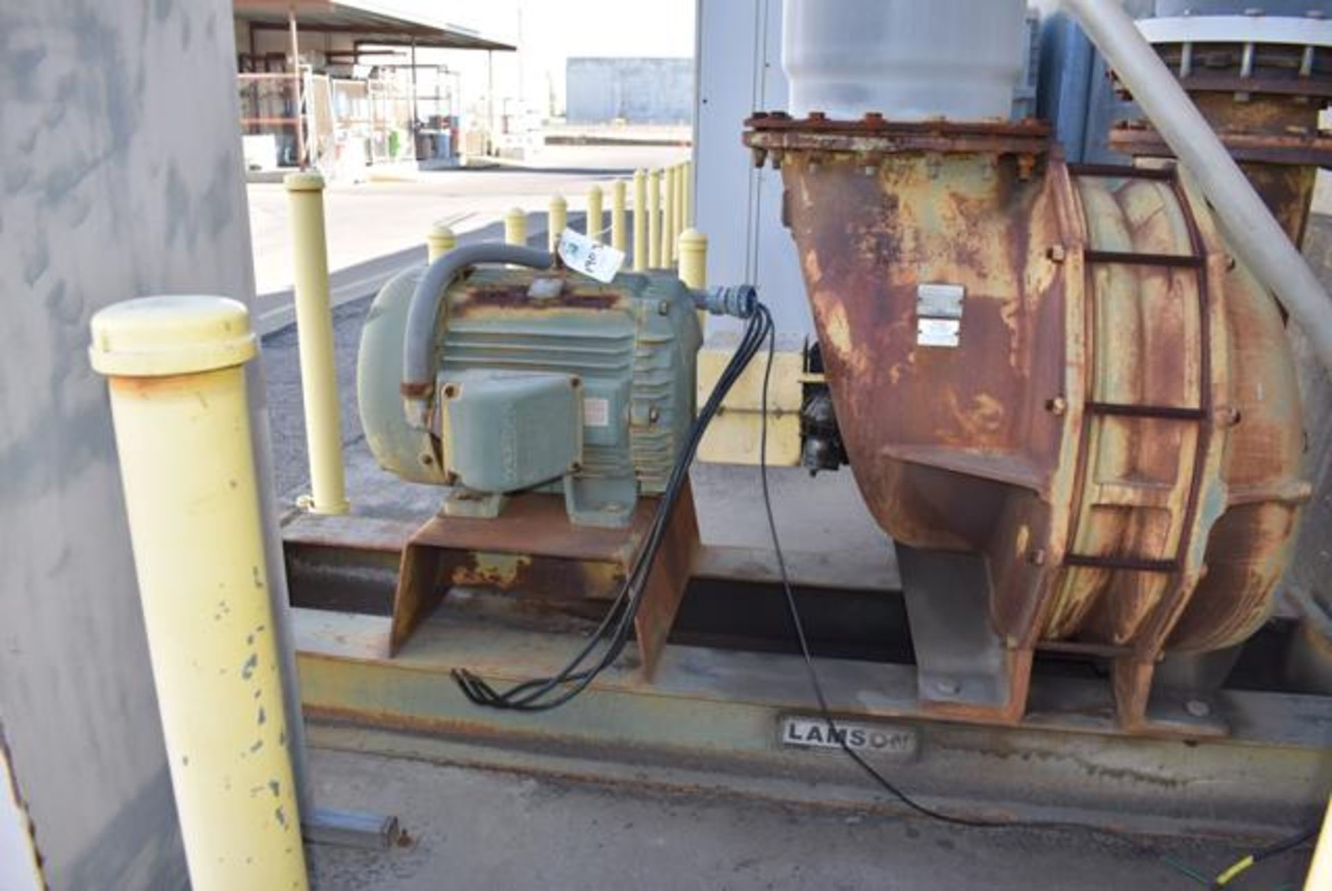 Lamson Model #1402.40 Multistage Centrifugal Blower, 100 HP Motor, SN 920385, RIGGING FEE: $400 - Image 2 of 2