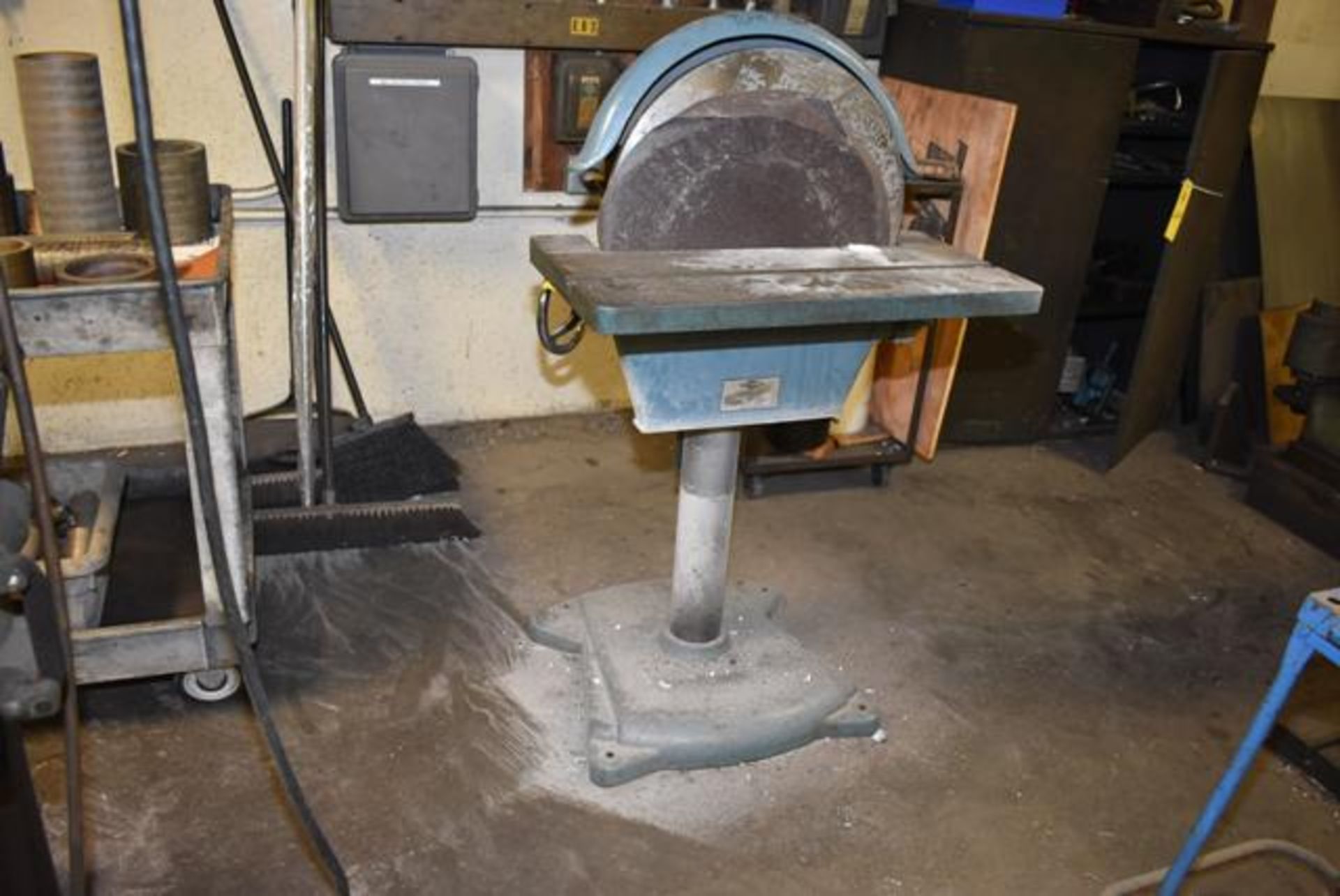 KBC Machinery Model #G150-010 Disc Sander/Griner, 2 HP Motor & Switch, RIGGING FEE: $55 - Image 2 of 2