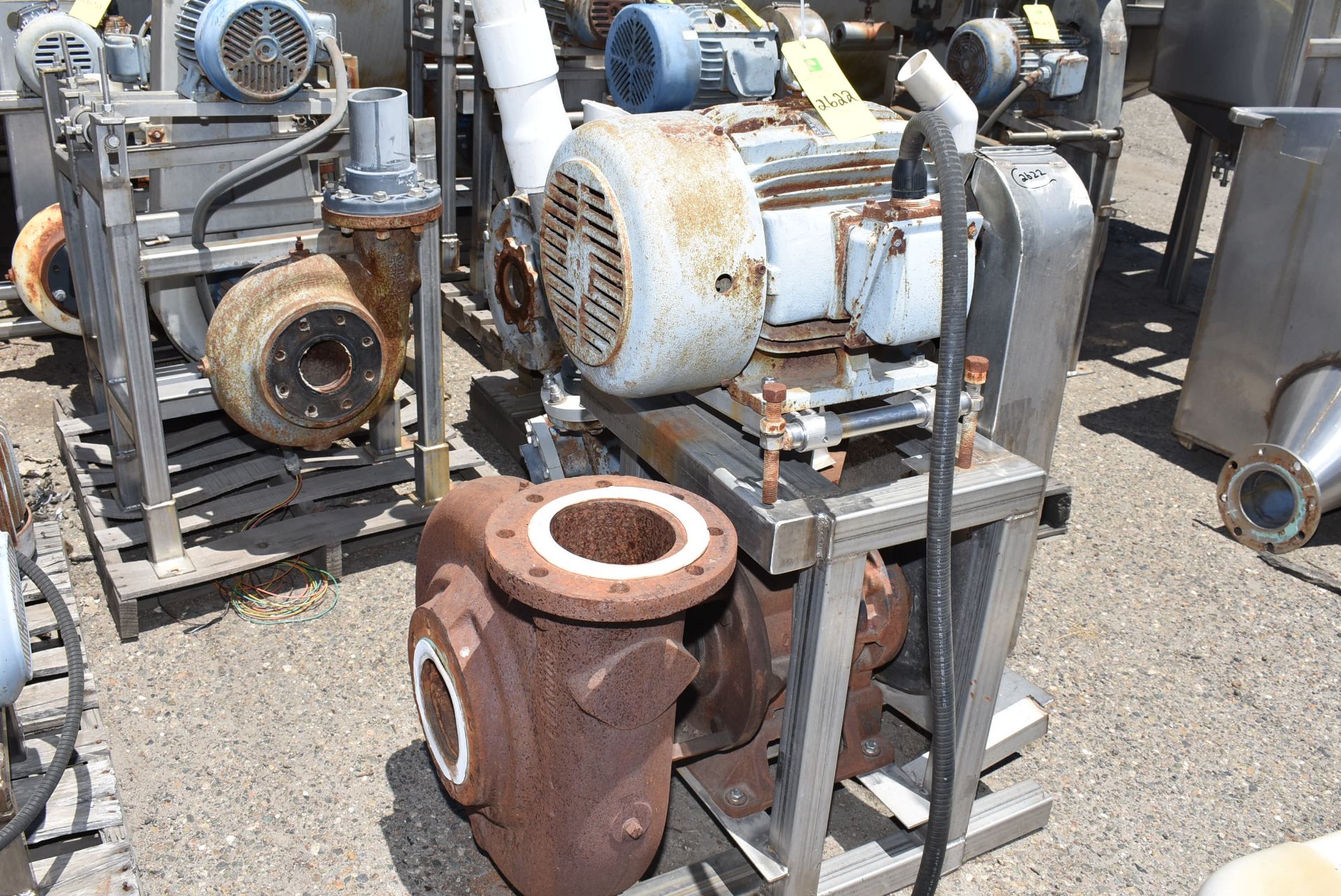 25 HP Motor & Pump, 230/460 Volt, RIGGING FEE: $45