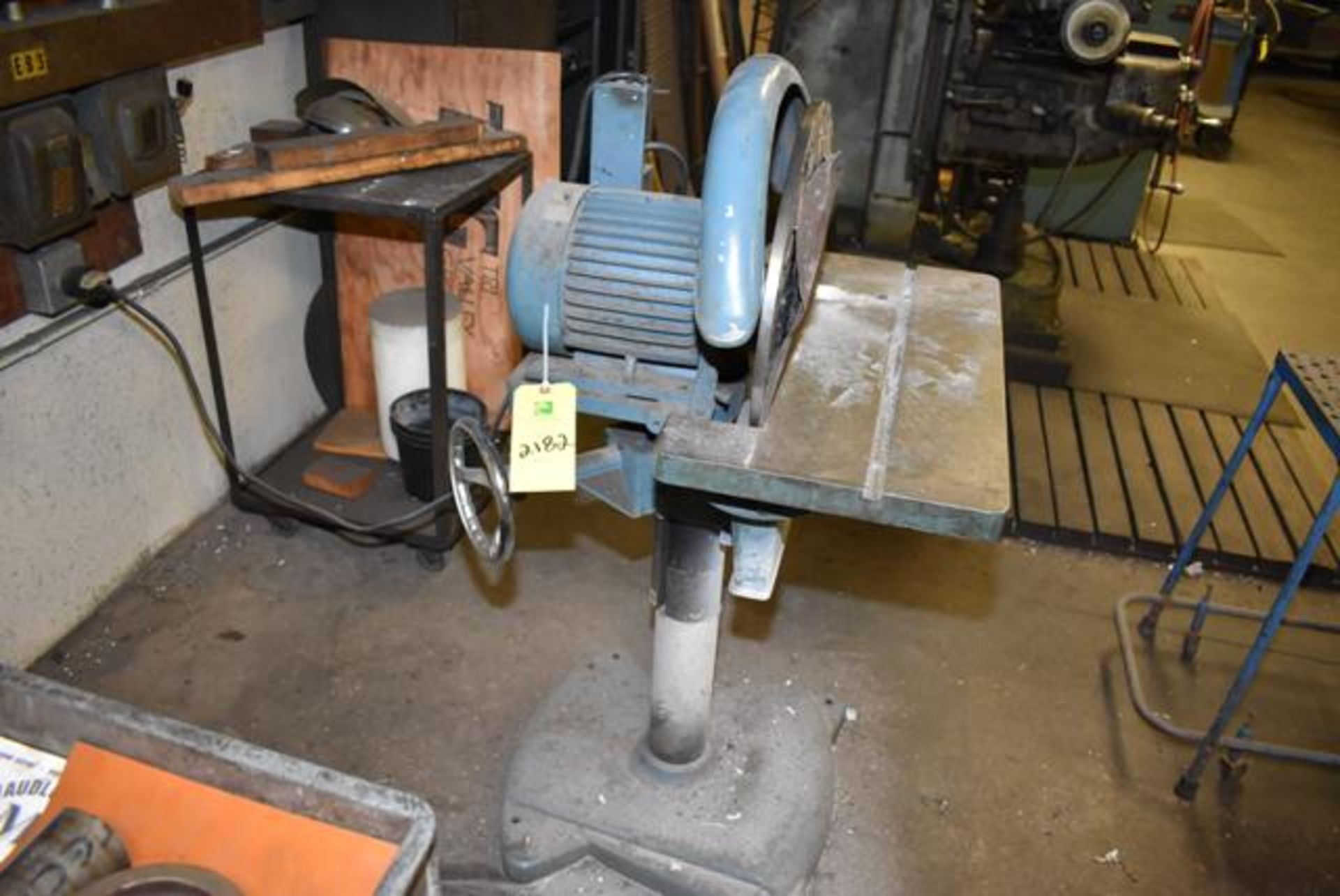 KBC Machinery Model #G150-010 Disc Sander/Griner, 2 HP Motor & Switch, RIGGING FEE: $55