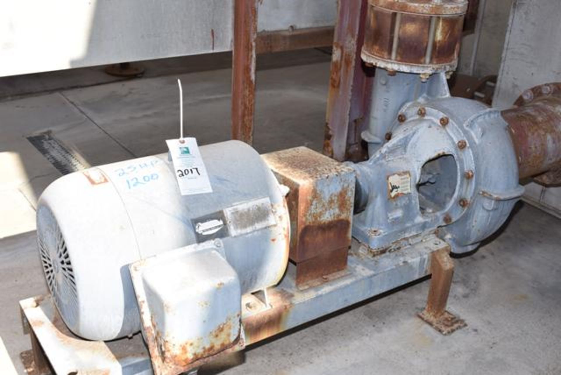 Berkley Pump #P8CRMBM, 25 HP Motor/1200 RPM, 230/460 Volt, RIGGING FEE: $50