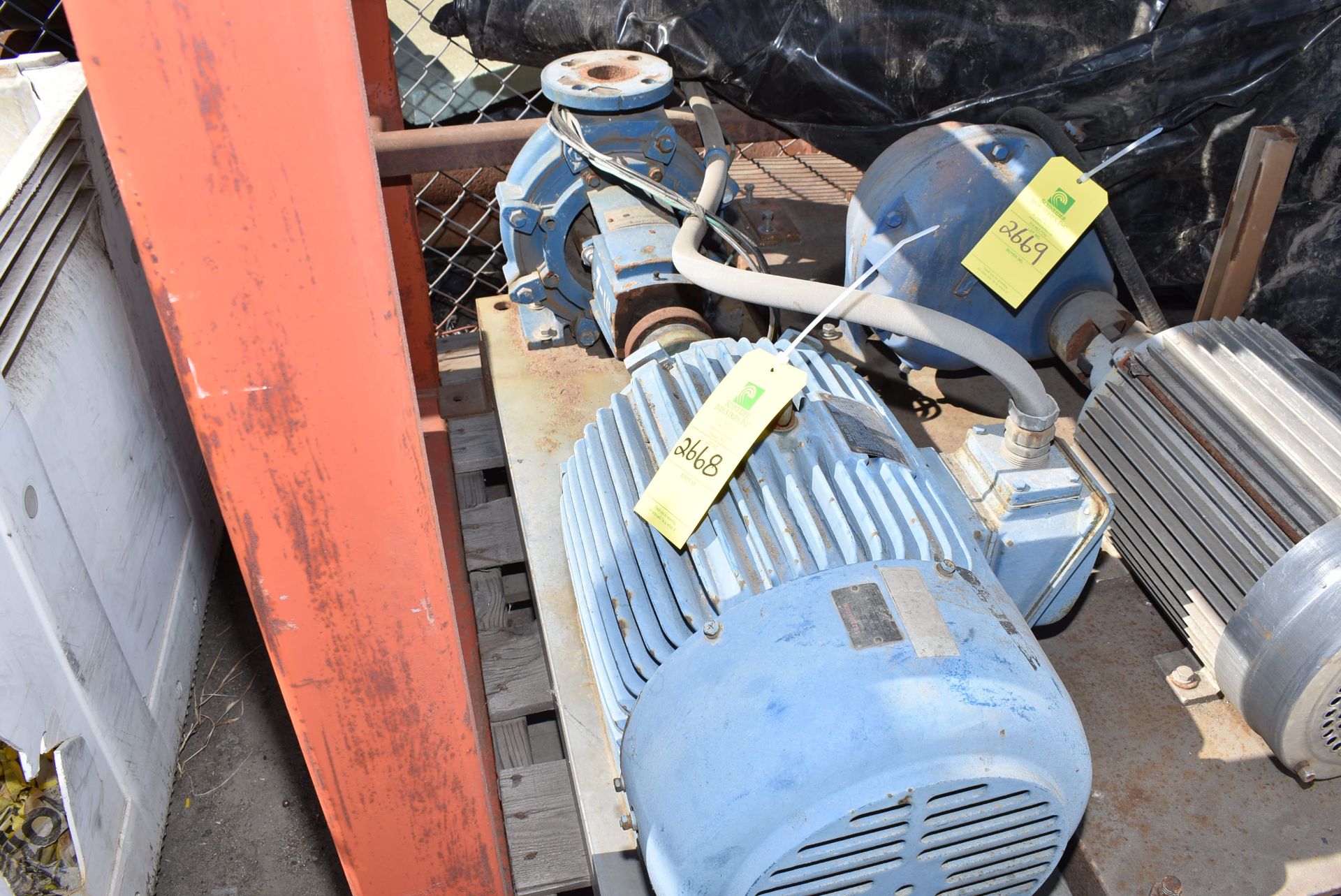 Coker Model AC-2000 Pump, 20 HP Motor, 230/460 volt, RIGGING FEE: $50