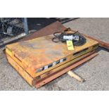 Bishamon Platform Scissor Lift Rated 4500 lb. Capacity, RIGGING FEE: $35