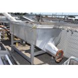 Stainless Steel Bin, 72" x 42 x 24" Deep, RIGGING FEE: $150