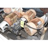 (3) Universal Hydraulics 20 HP Motors, (2) Universal HPV-29830 Pumps, RIGGING FEE: $45