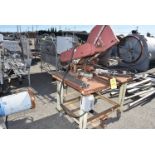 TVG Chop Saw, 10 HP Motor, Steel 4-Wheel Base, RIGGING FEE: $75