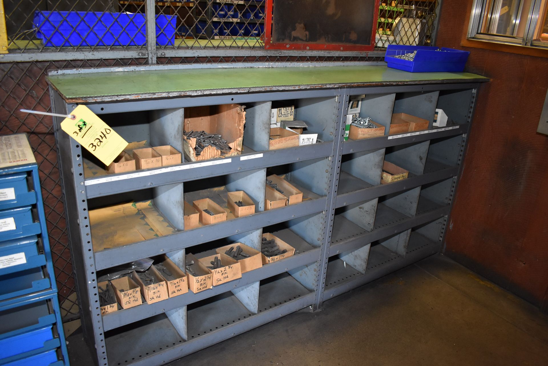 3-Steel Shelf Units w/Contents, Assorted Fasteners, RIGGING FEE: $50 - Image 2 of 2