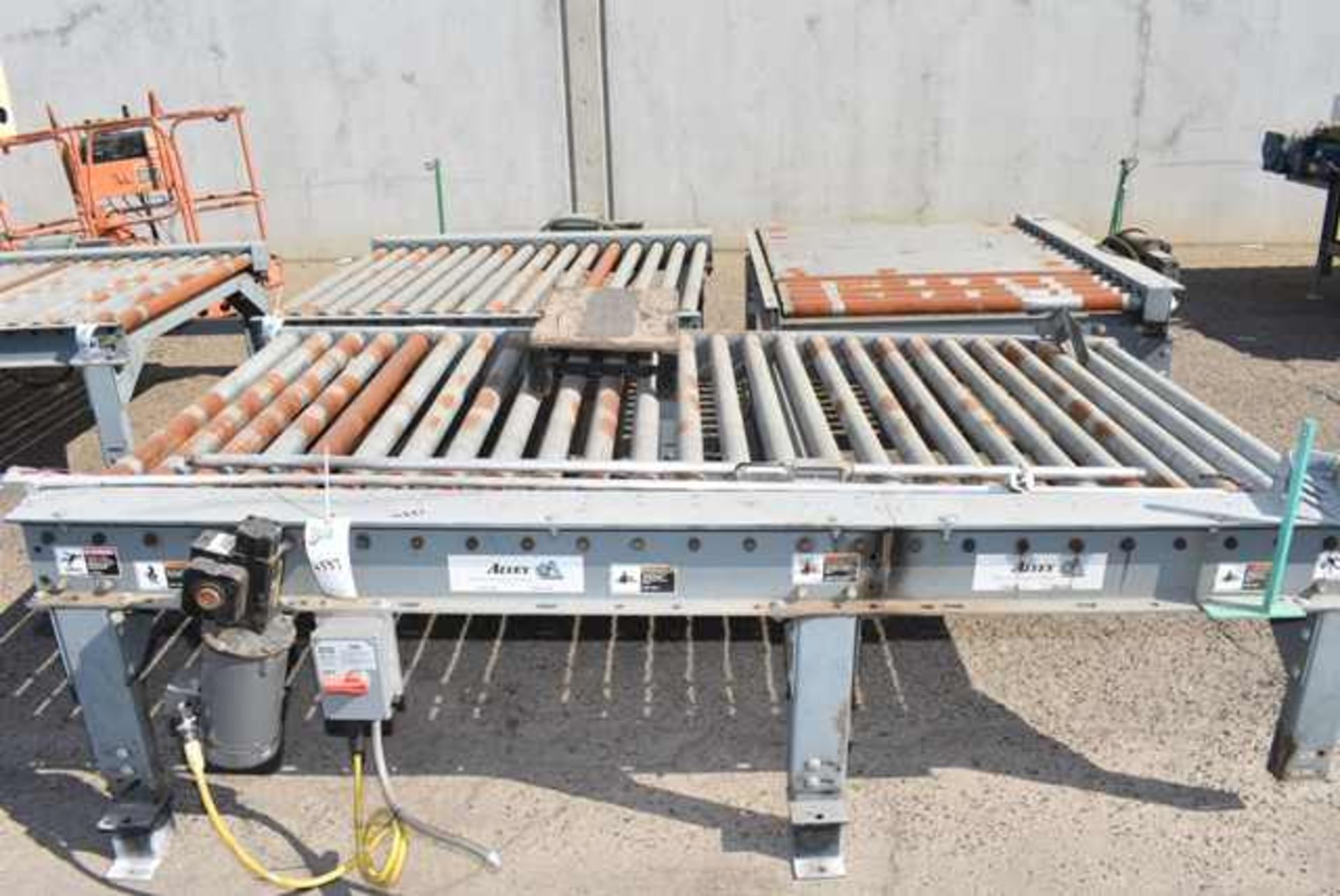 Alvey Motorized Roller Conveyor, 6' Length Typical, 3 Sections, RIGGING FEE: $25