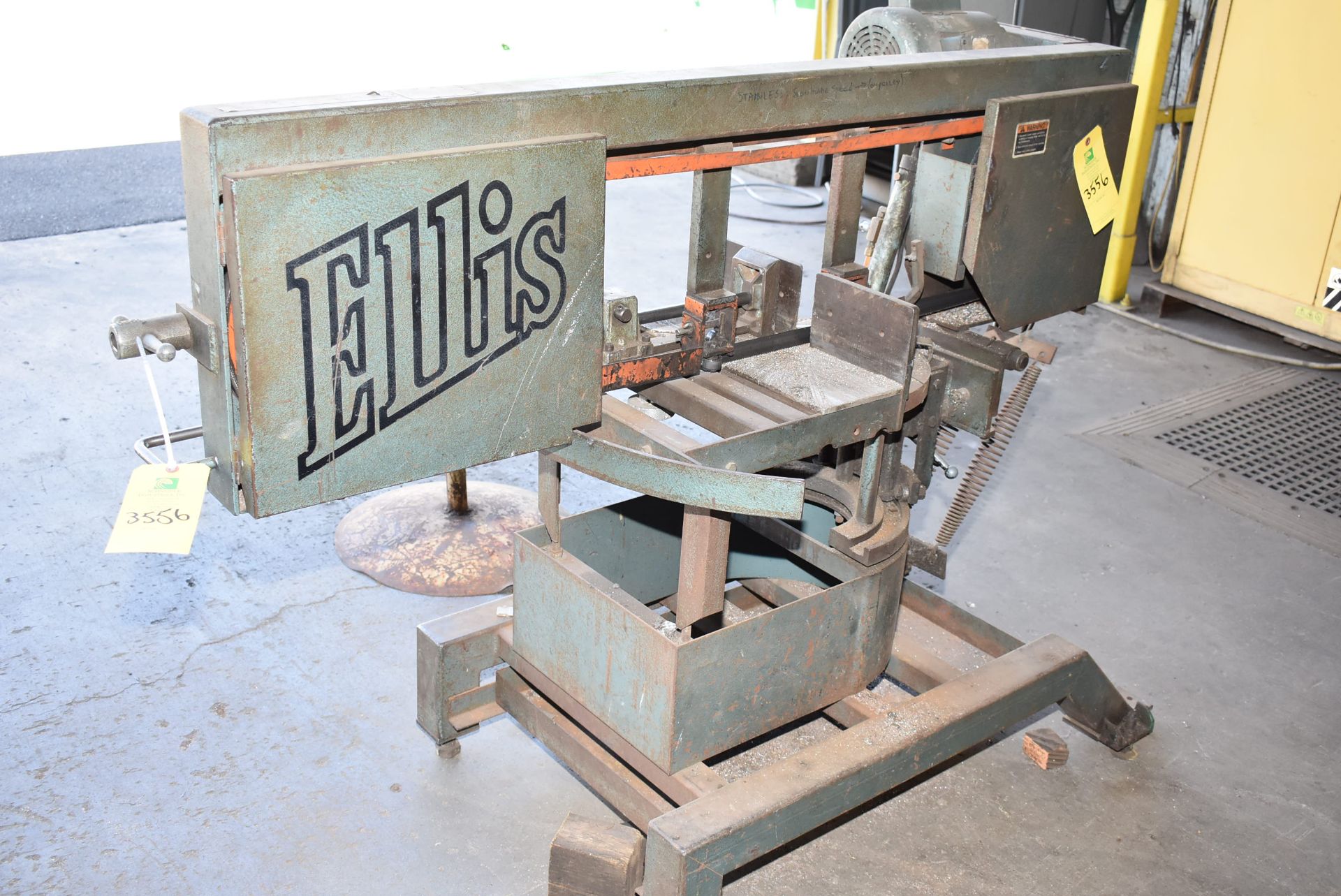 Ellis Model #1800 Horizontal Mitre Type Band Saw, RIGGING FEE: $50