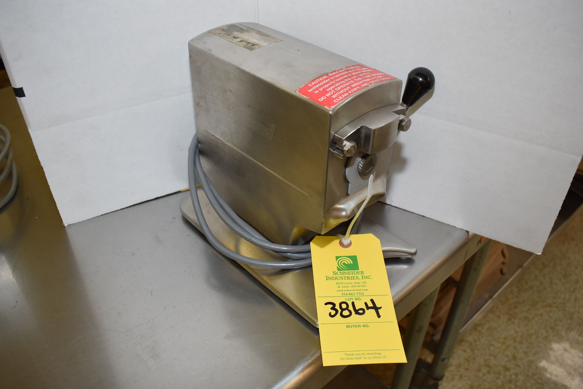 Edlund Model #270 Electric Can Opener, RIGGING FEE: $15