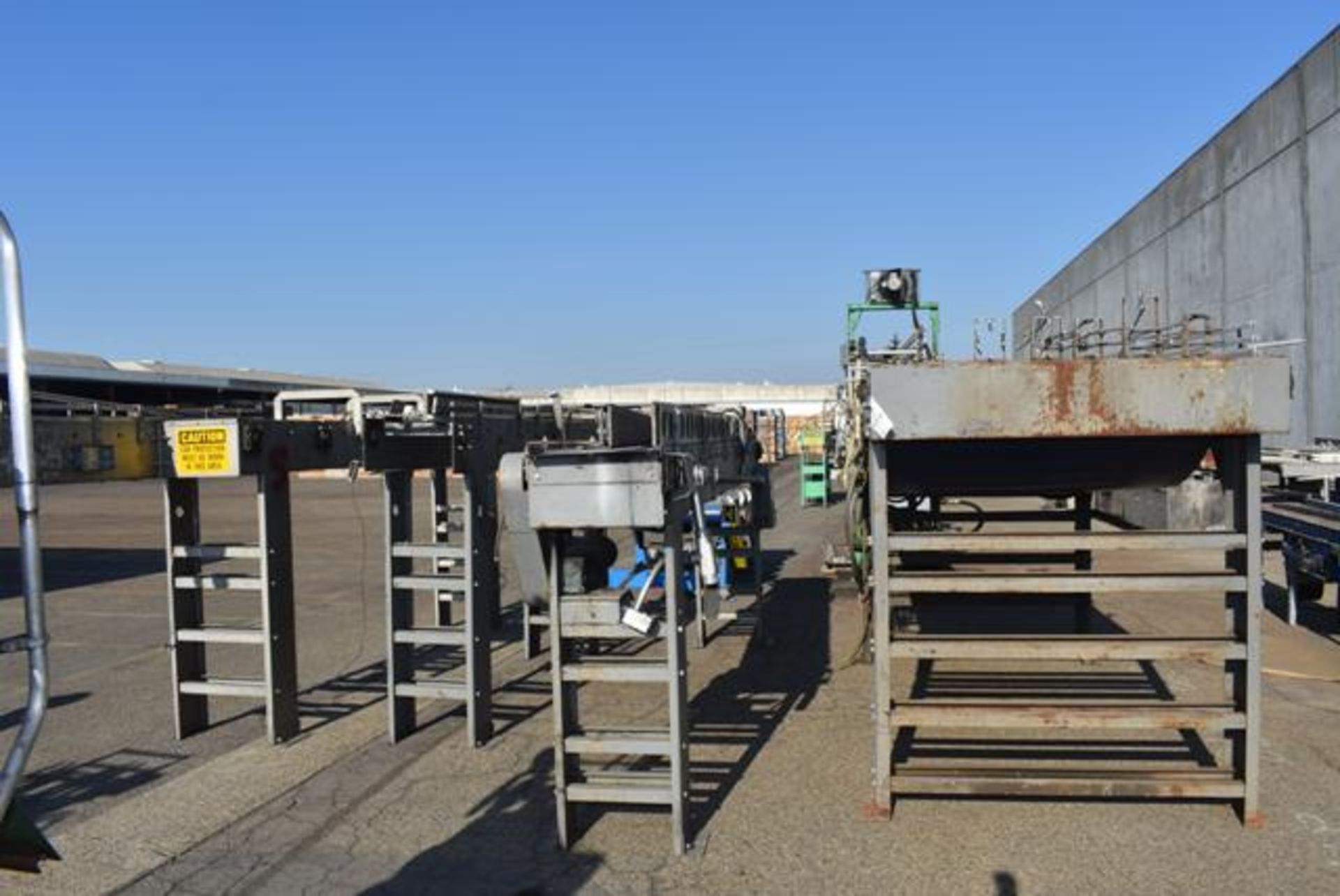 (4) Sections Conveyor, Approx. 40 ft. Total Length, RIGGING FEE: $250