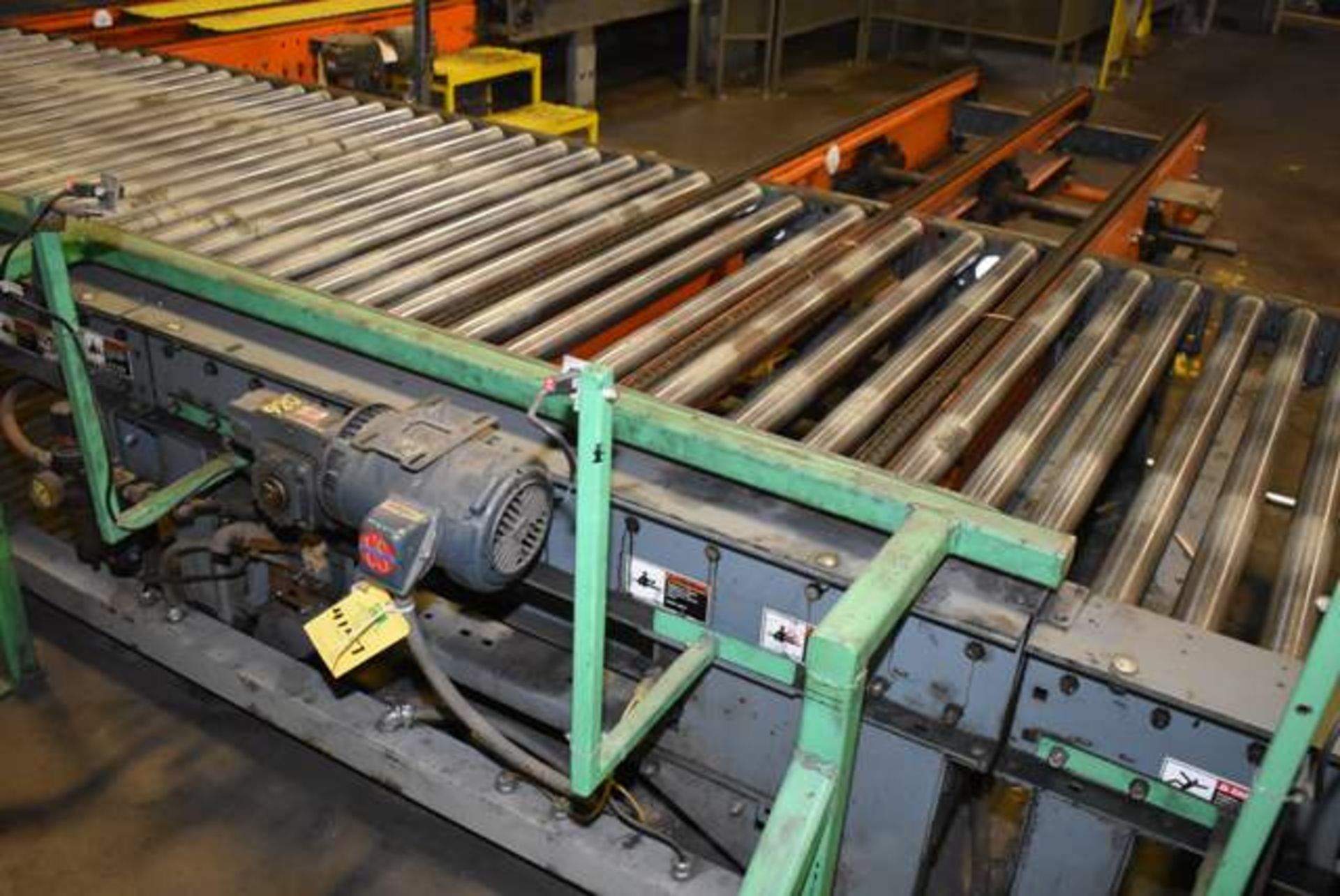 Alvey Motorized Transfer Conveyor, 12' Length, RIGGING FEE: $125