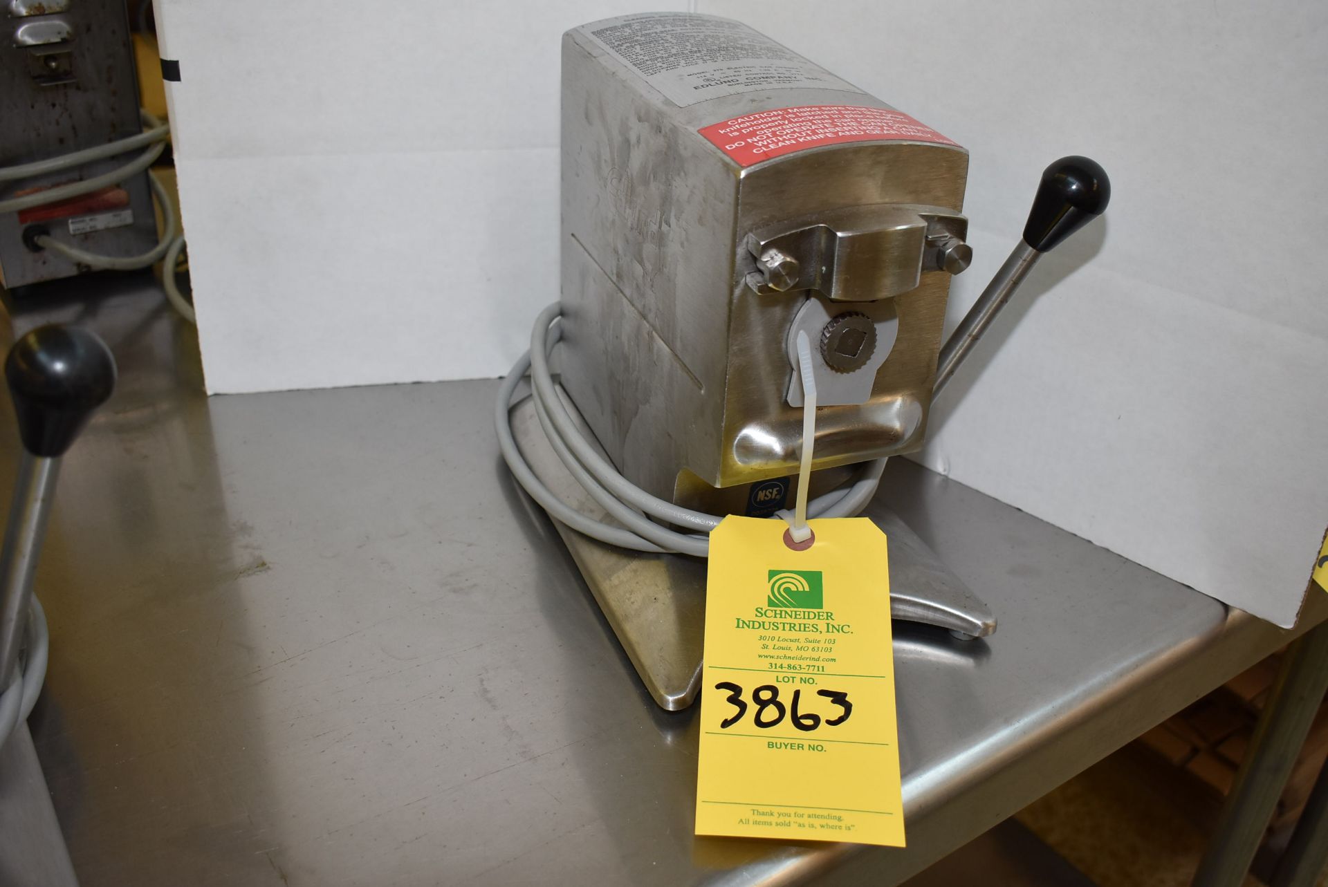 Edlund Model #270 Electric Can Opener, RIGGING FEE: $15