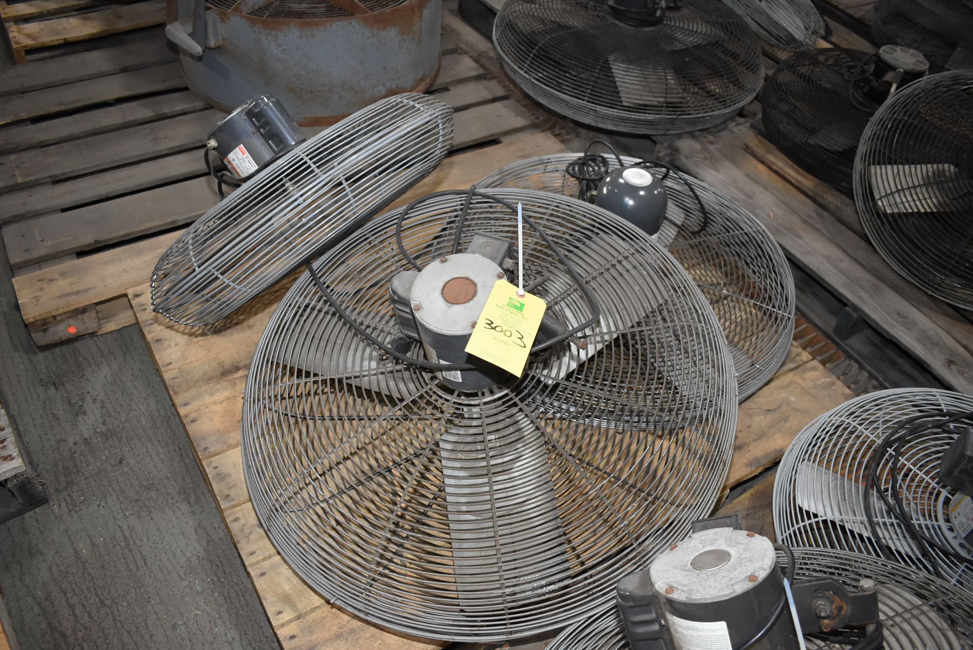 (3) Patterson Shop Fans, RIGGING FEE: $40