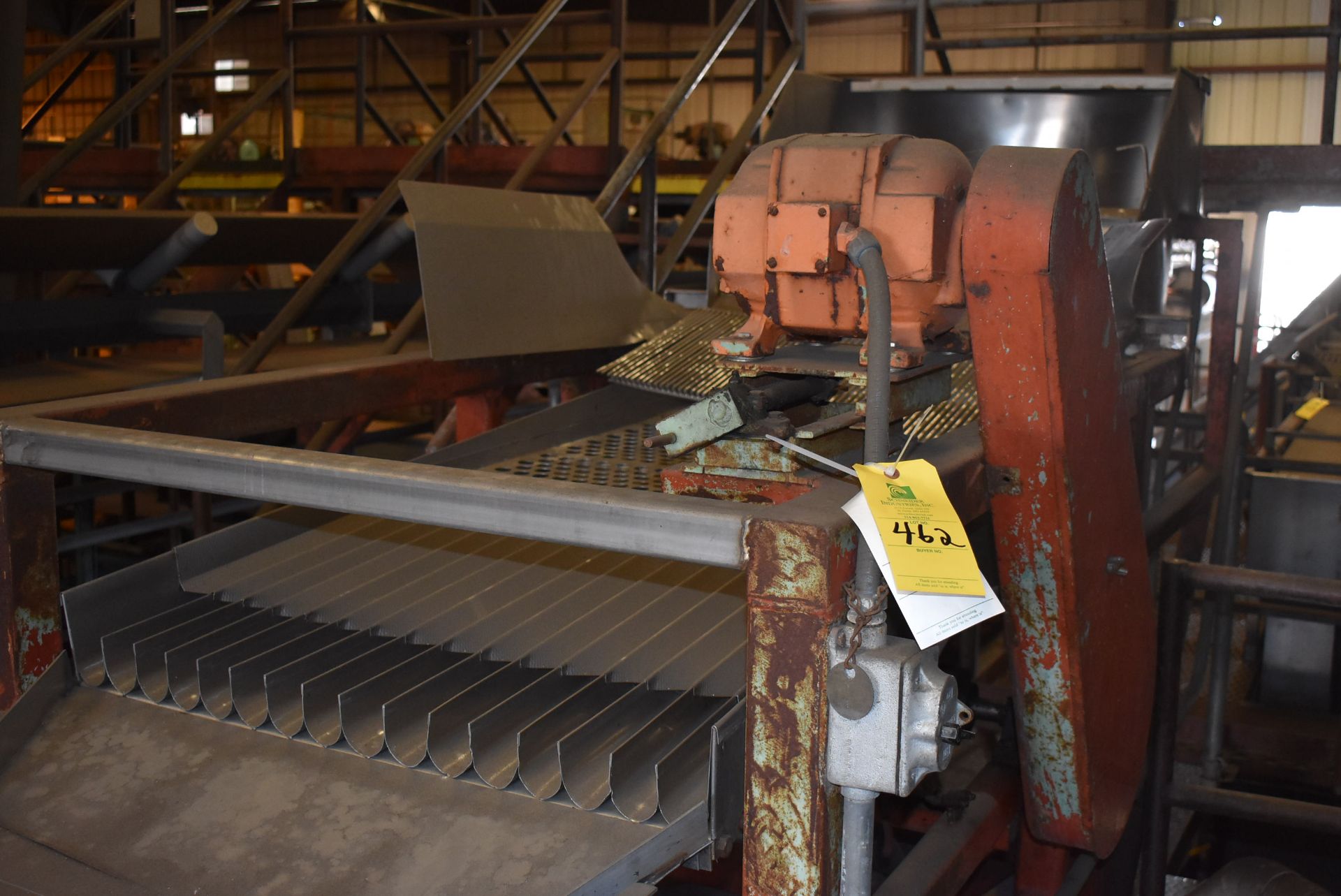 Vibratory Conveyor, 36" Wide x 72" Length, Includes Chute, RIGGING FEE: $475