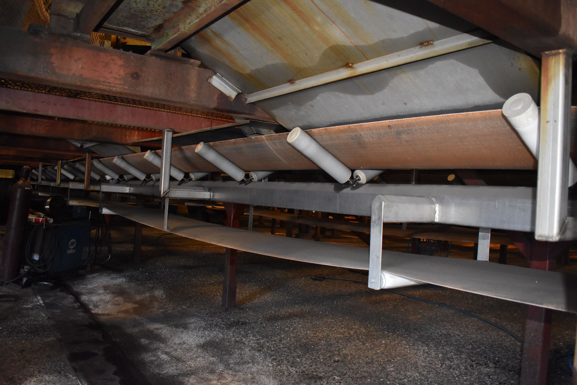 Conveyor - Motorized Belt Conveyor, Trough Type, 24" Wide x Approx. 60' Length, RIGGING FEE: $1550 - Image 2 of 2