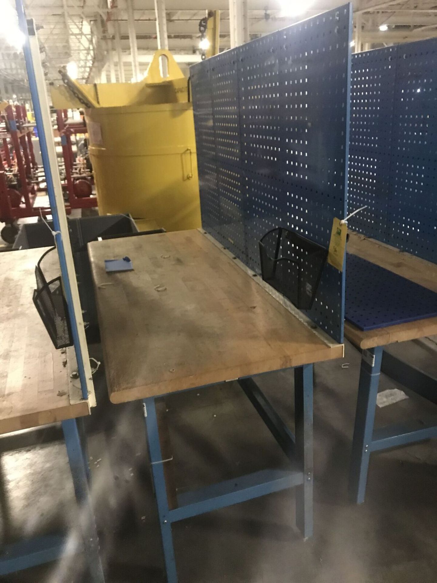 Blue Work Bench, Approx. 6ft. Long, Rigging Fee $20