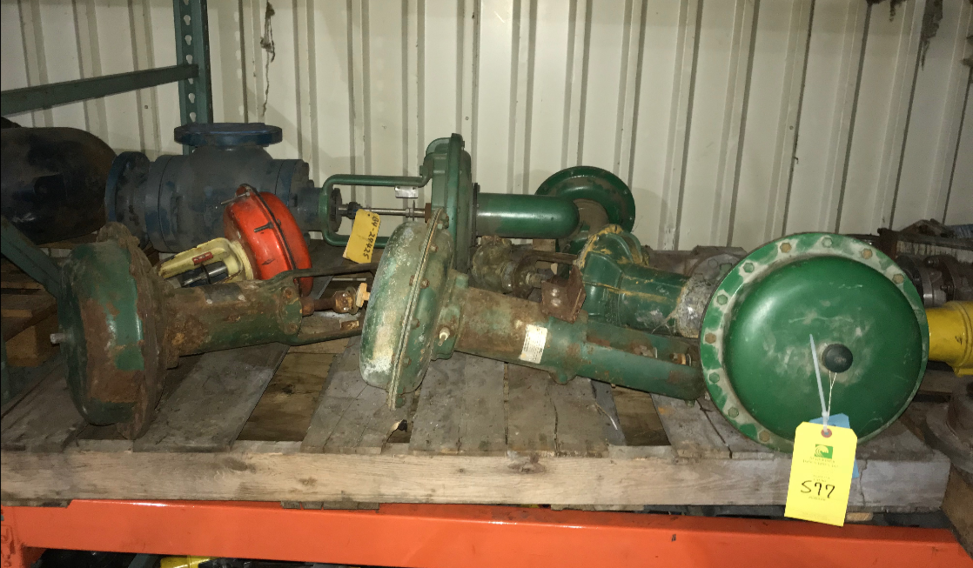 (6) Pneumatic Valves: (3) Fisher Pneumatic Valves, Model #12425805; (2) Foxboro Pneumatic Valves, - Image 2 of 3