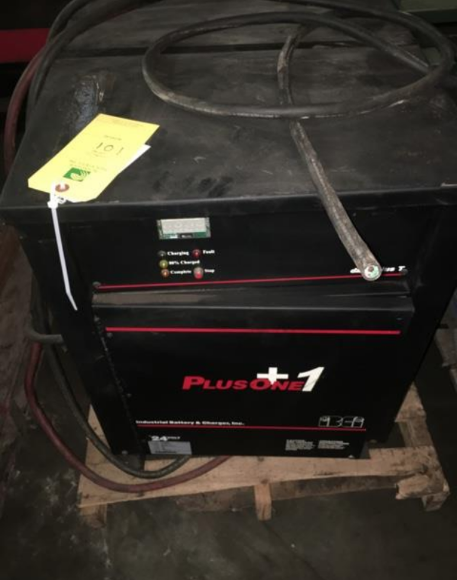 Plus One Battery Charger, 24 Volts, 120 Amps, 208/240/480 Input Volts, Model #12P10600B1, SN