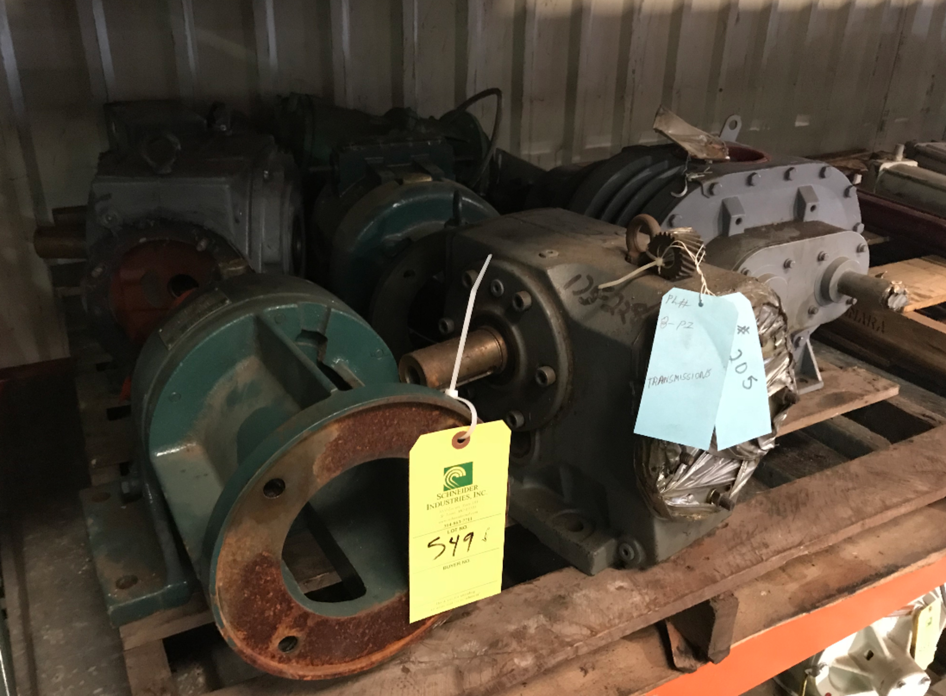 Pallet of (8) Transmission Gear Boxes: Cyclo Transmission Gear Box, Model# HC3140; Somer - Image 3 of 5