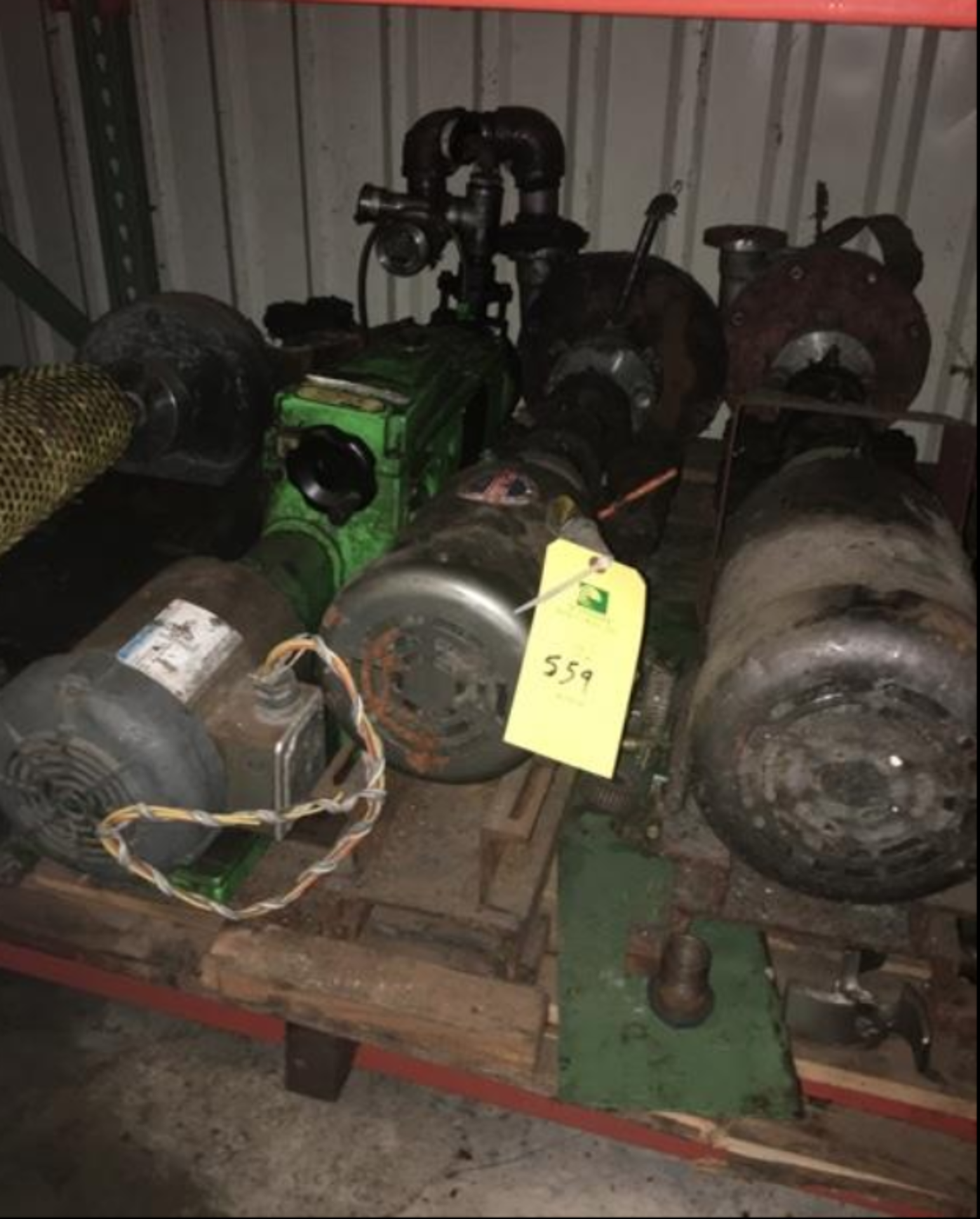 Pallet of (5) Pumps and (3) Motors: Marathon Motor, Model# WVF56T17F5305B, 1/2 HP, 575 Volts, 1725 - Image 2 of 5