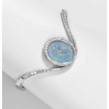 Chopard Opal-Brillant-Damenarmbanduhr 750 Weissgold. Ref. 10/2864. Nr. 56426 5045 1. Handaufzug.