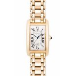 Cartier Herrarmbanduhr 2000er Jahre. Modell Tank Américaine. Ref. 1740. Nr. 00108032. Automatik. 750