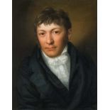 Caffe, Daniel (Küstrin 1750–1815 Leipzig) Portrait eines jungen Mannes. Pastell. Rechts voll