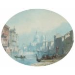 Ciceri, Eugène (Paris 1813–1890 Bourron-Marlotte) Gegenstücke. Venedig, Canale Grande mit Santa