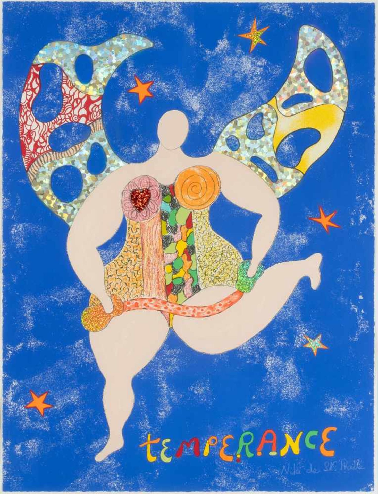 Saint Phalle, Niki de (Neuilly-sur-Seine 1930–2002 Los Angeles) "Temperance". Farblithographie mit - Bild 2 aus 2