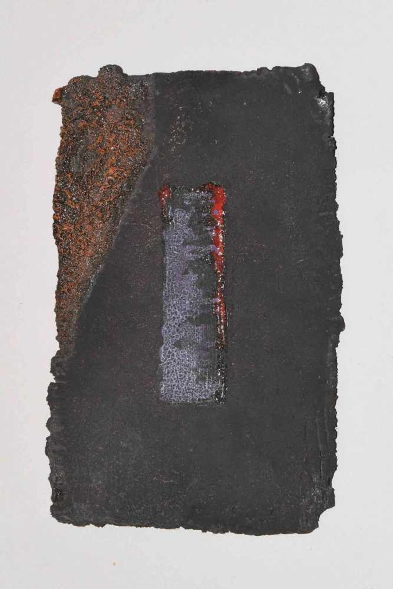 Pompeo Pianezzola (Italien 2 Platten. Aus der Serie "Libri". Keramik (Steinzeug), bemalt. - Bild 2 aus 15