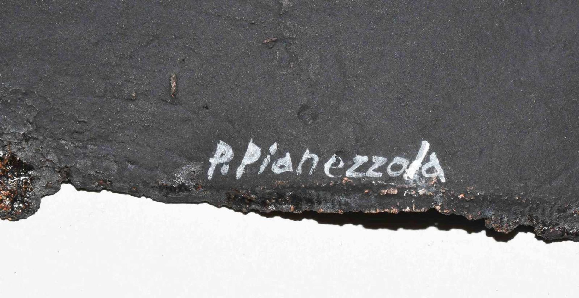 Pompeo Pianezzola (Italien 2 Platten. Aus der Serie "Libri". Keramik (Steinzeug), bemalt. - Bild 13 aus 15