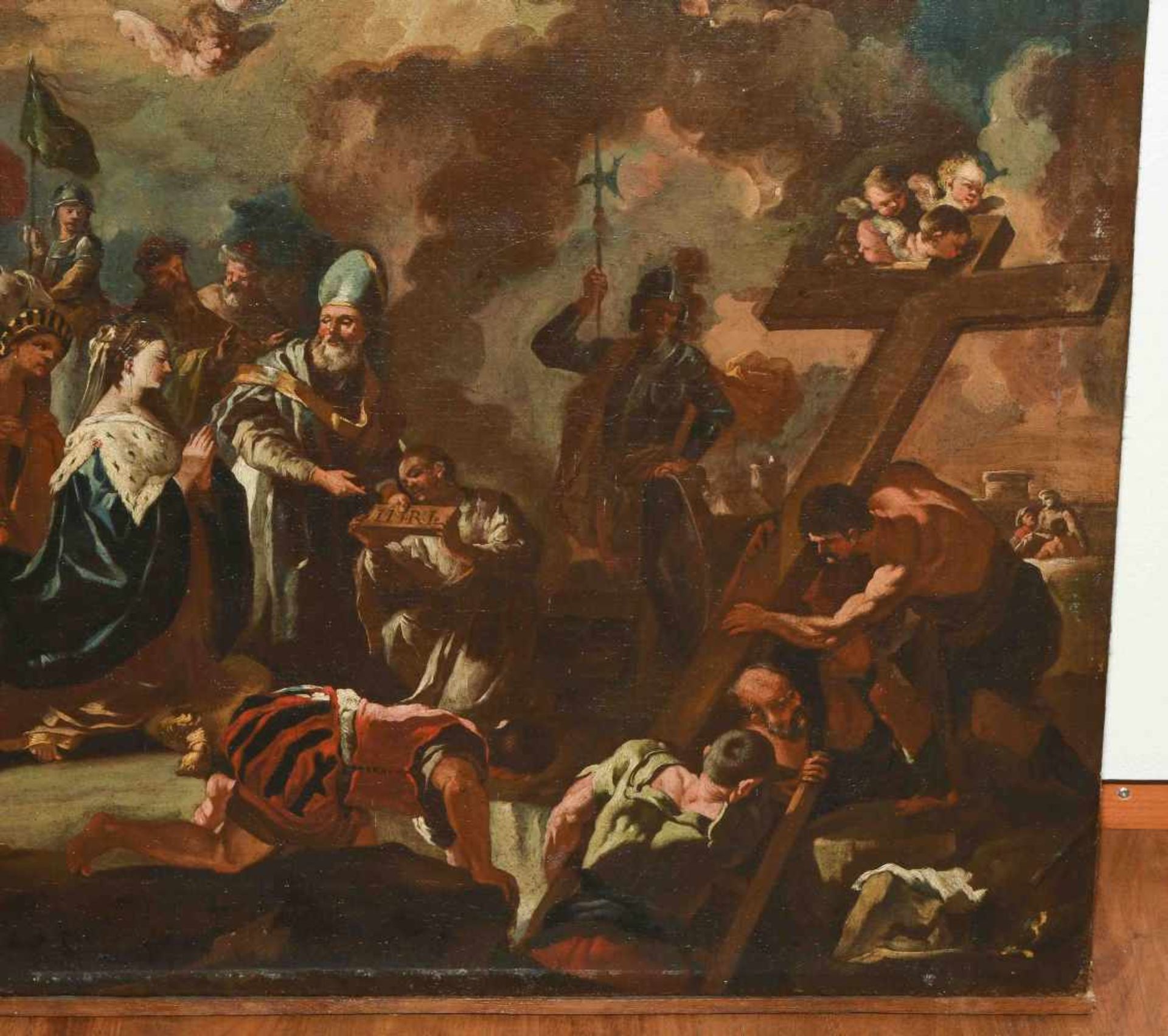 Solimena, Francesco (Canale di Serino 1657–1747 Barra bei Neapel) Umkreis Die Auffindung des - Bild 6 aus 8
