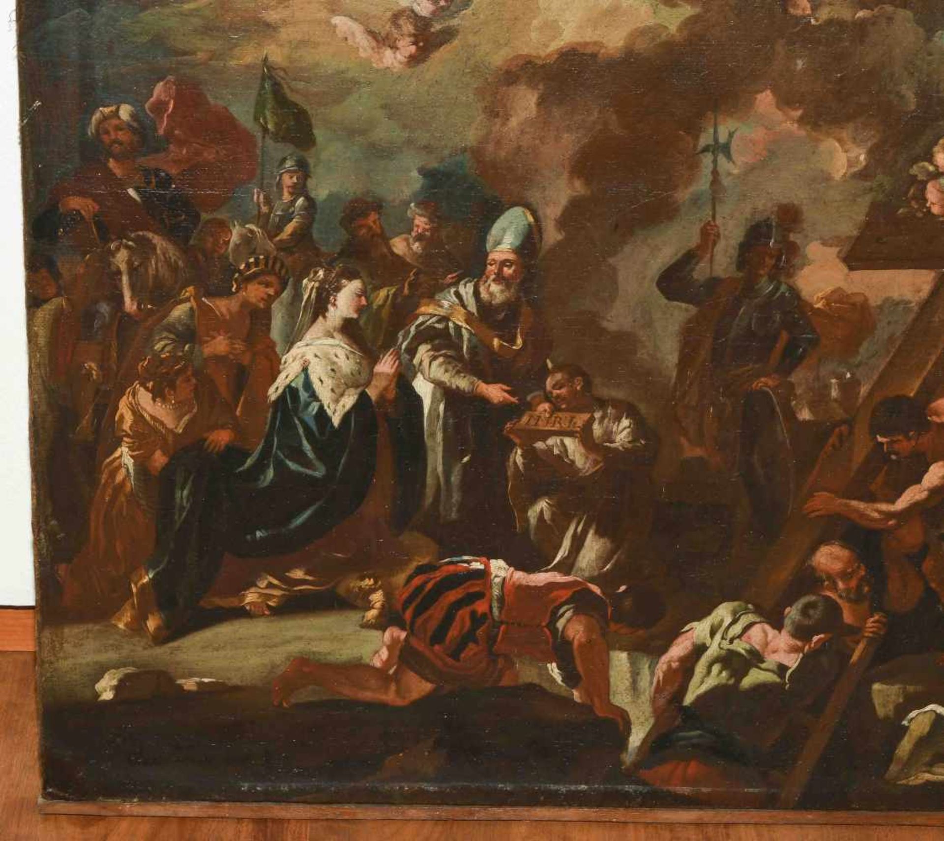 Solimena, Francesco (Canale di Serino 1657–1747 Barra bei Neapel) Umkreis Die Auffindung des - Bild 7 aus 8