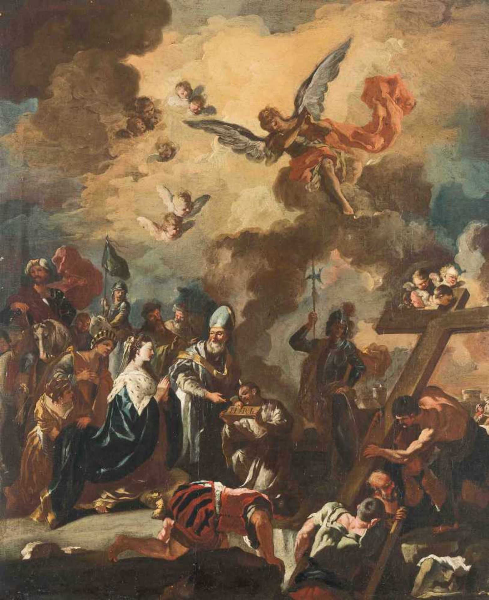 Solimena, Francesco (Canale di Serino 1657–1747 Barra bei Neapel) Umkreis Die Auffindung des