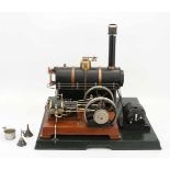 Grosse Märklin-DampfmaschineDeutschland, 1930er Jahre. Mit Firmensignet. Modell Nr. 4158. Liegende