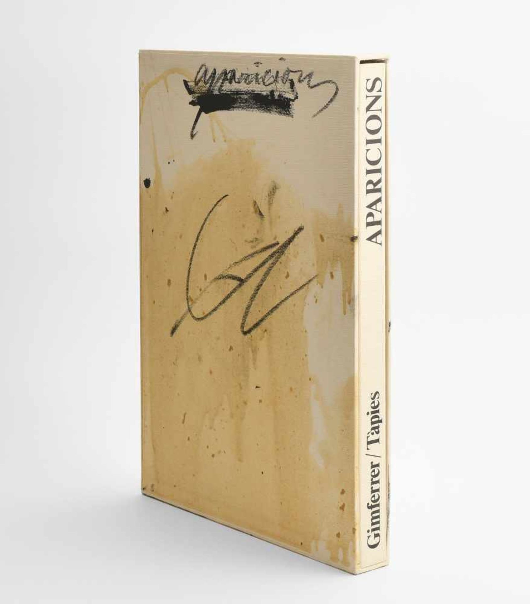 Tapies, Antoni(Barcelona 1923–2012 Barcelona)"Aparicions". 1982. Portfolio mit 9 grapischen Arbeiten - Bild 2 aus 2