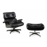 Charles und Ray EamesLounge Sessel mit Ottoman, Modell Nr. 670. Entwurf 1956. Ausführung Herman