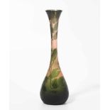 D'ArgentalNancy, um 1920. Nicolas, Paul. Vase. Farbloses Glas, mit rosa und grünen