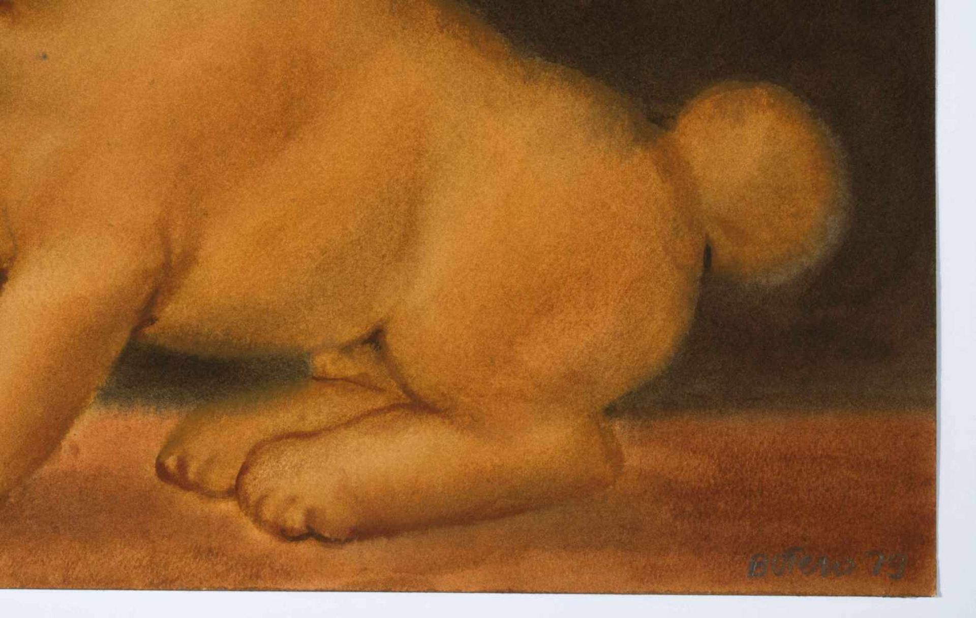 Botero, Fernando(Medellin 1932) Katze. 1979. Pastell auf dünnem Karton. Unten rechts in Bleistift - Bild 5 aus 7