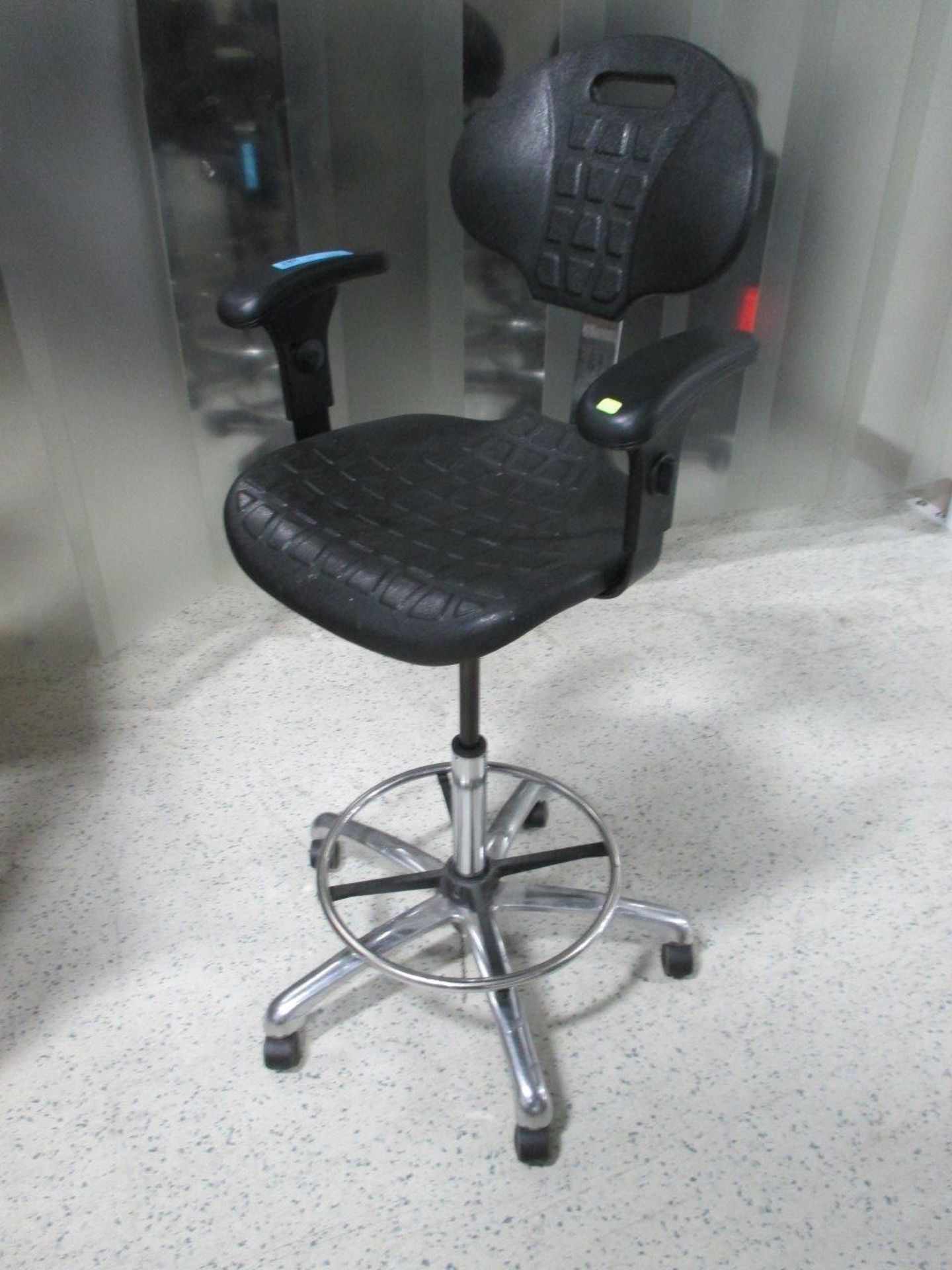 Bevco Clean Room/ESD Gas Lift Chairs w/arms Chrome bases