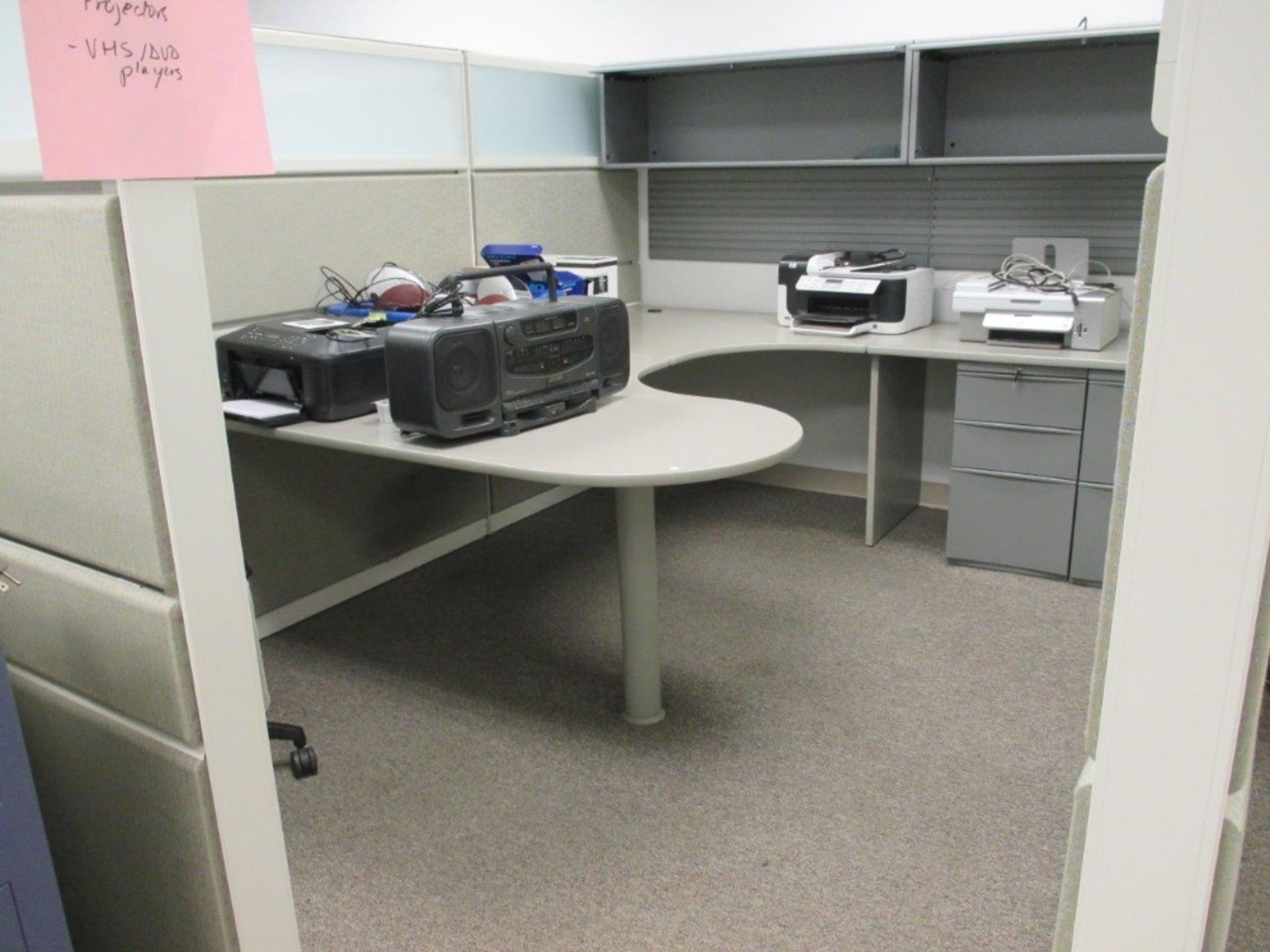 2008 Tecknion 3 Station Cubicle System - Image 3 of 4