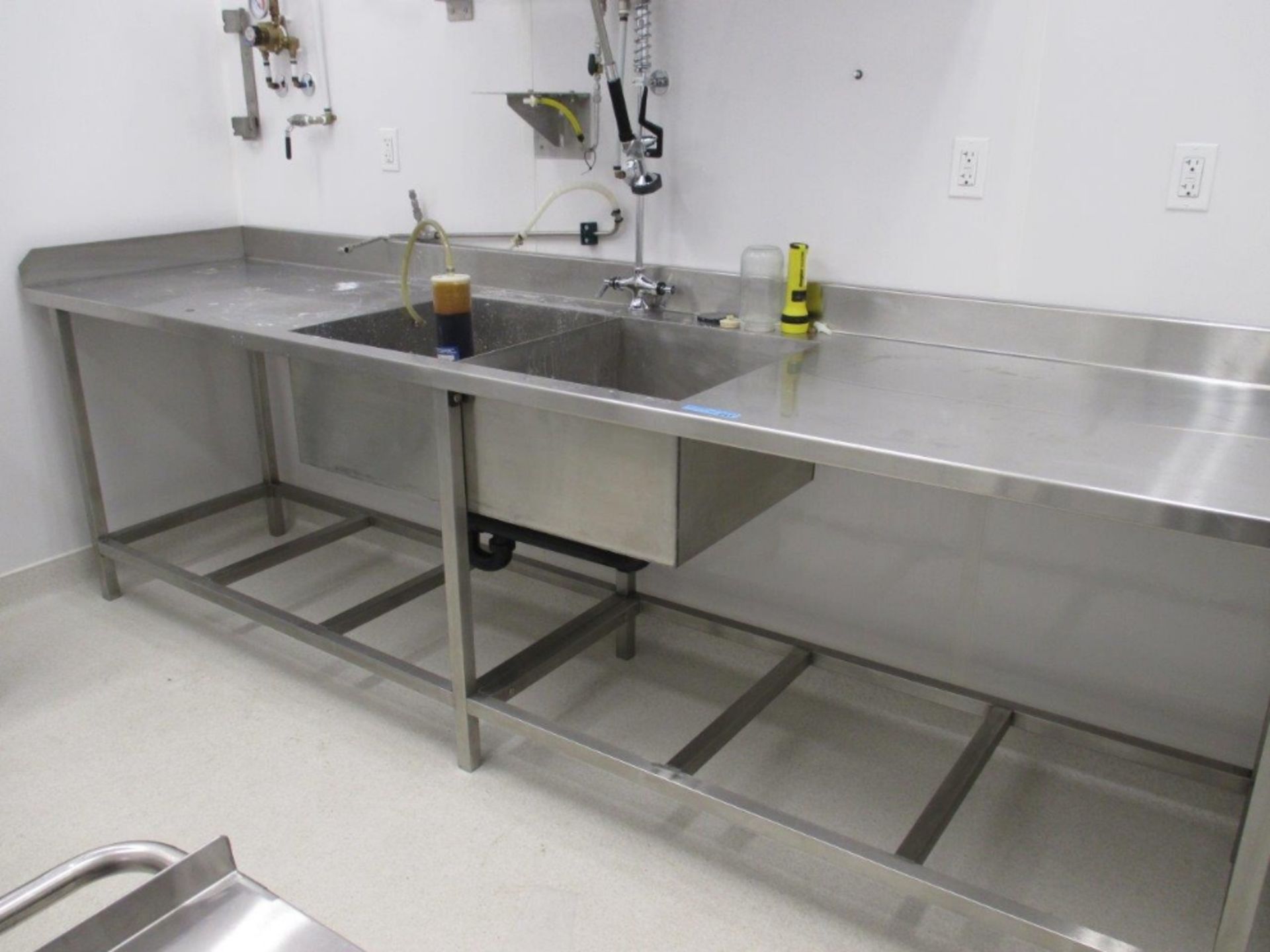 10FT x 30in Stainless Steel Lab Bench - Image 2 of 2