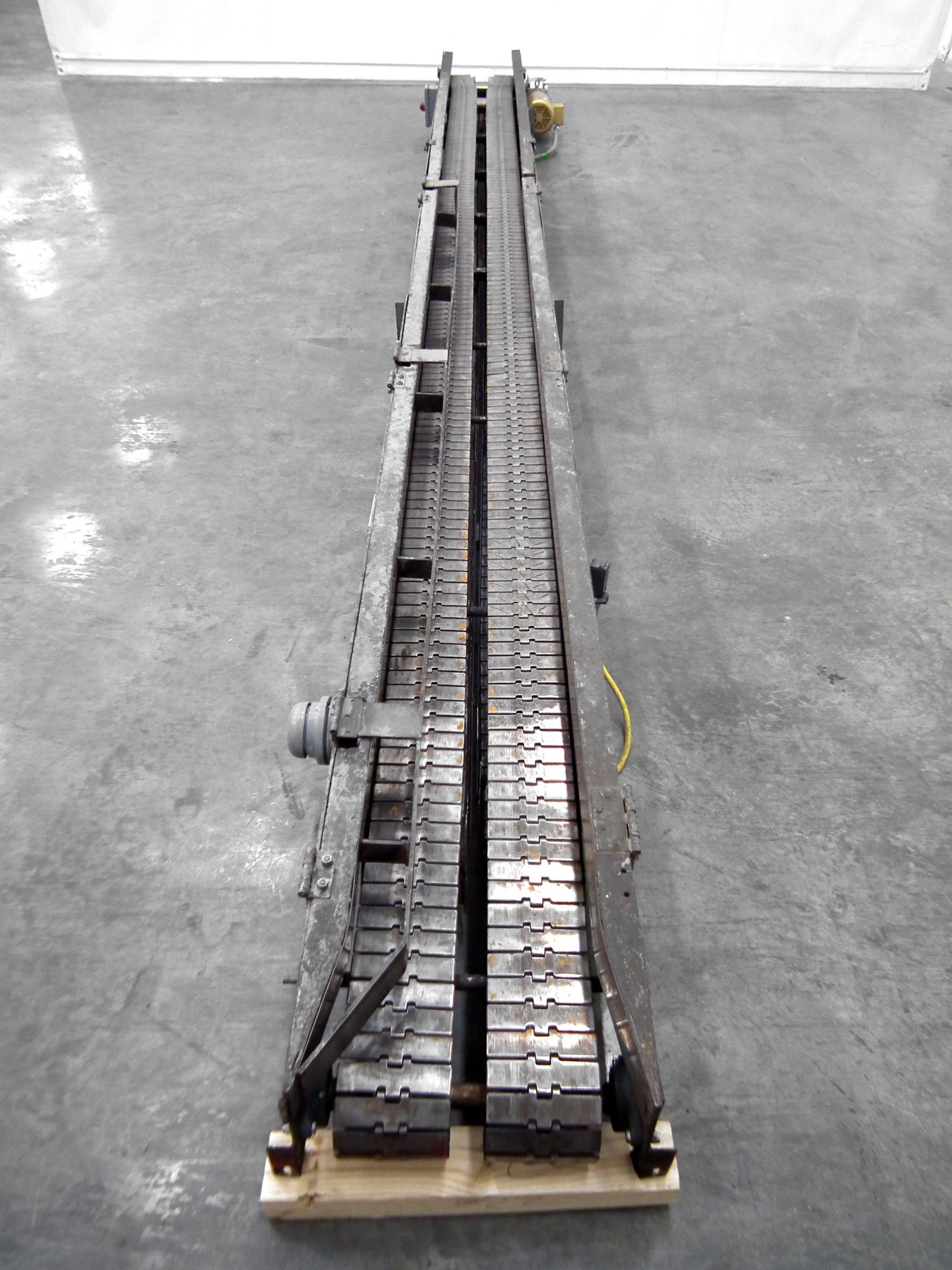 20' Long x 13" Wide Dual Lane Steel Conveyor - Image 7 of 13