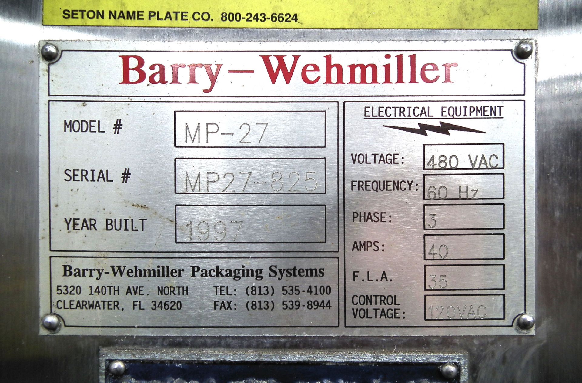 Barry Wehmiller MP-27 Semi-Auto Shrink Bundler - Image 17 of 17