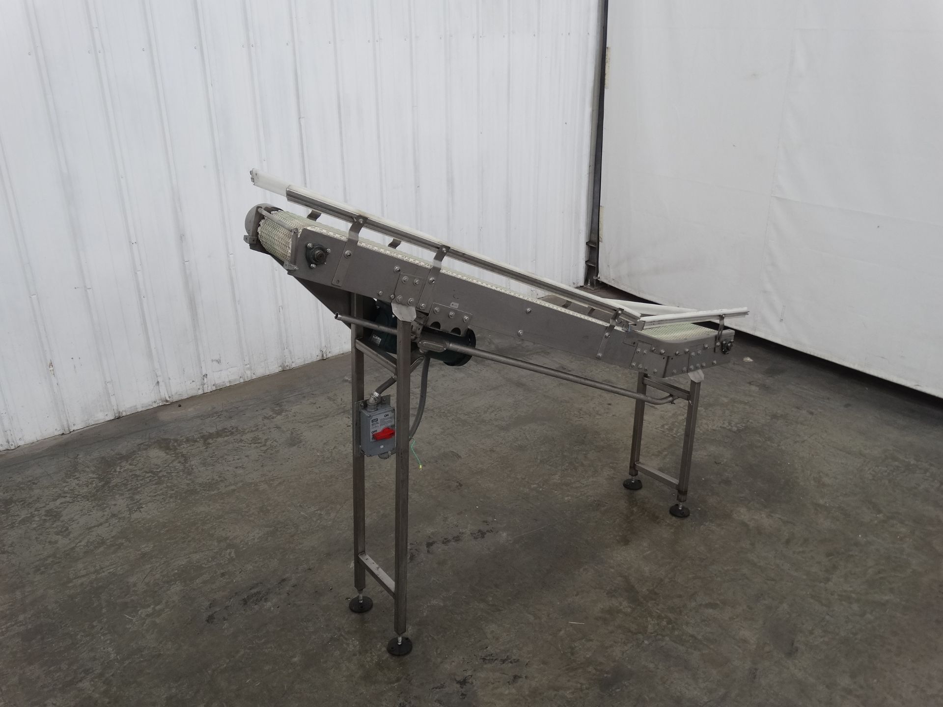 9" Wide x 98" Long Vertical Incline Conveyor - Image 2 of 6