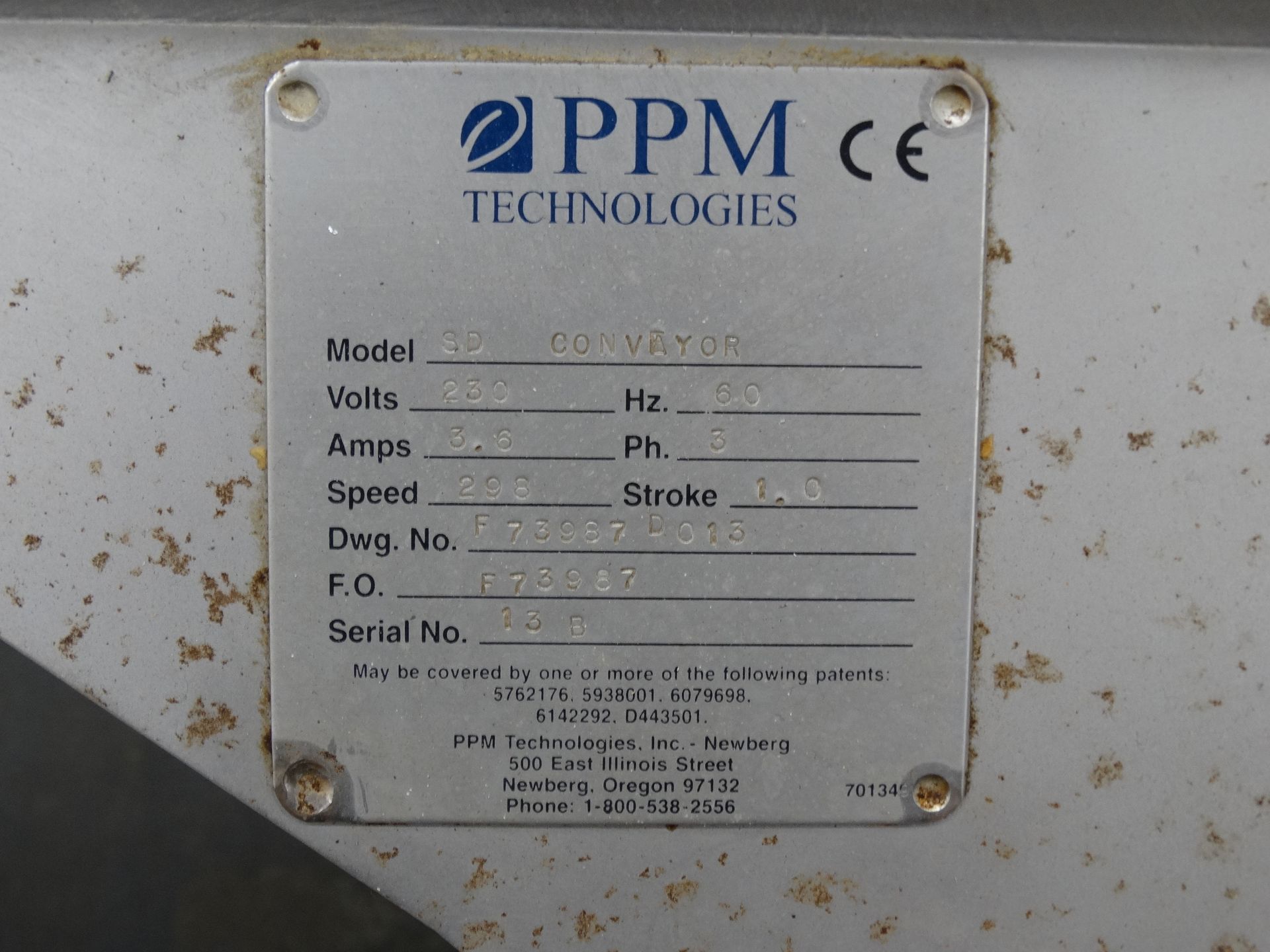 PPM SD Vibratory Conveyor 18" W x 139" Long x 5" H - Image 10 of 10
