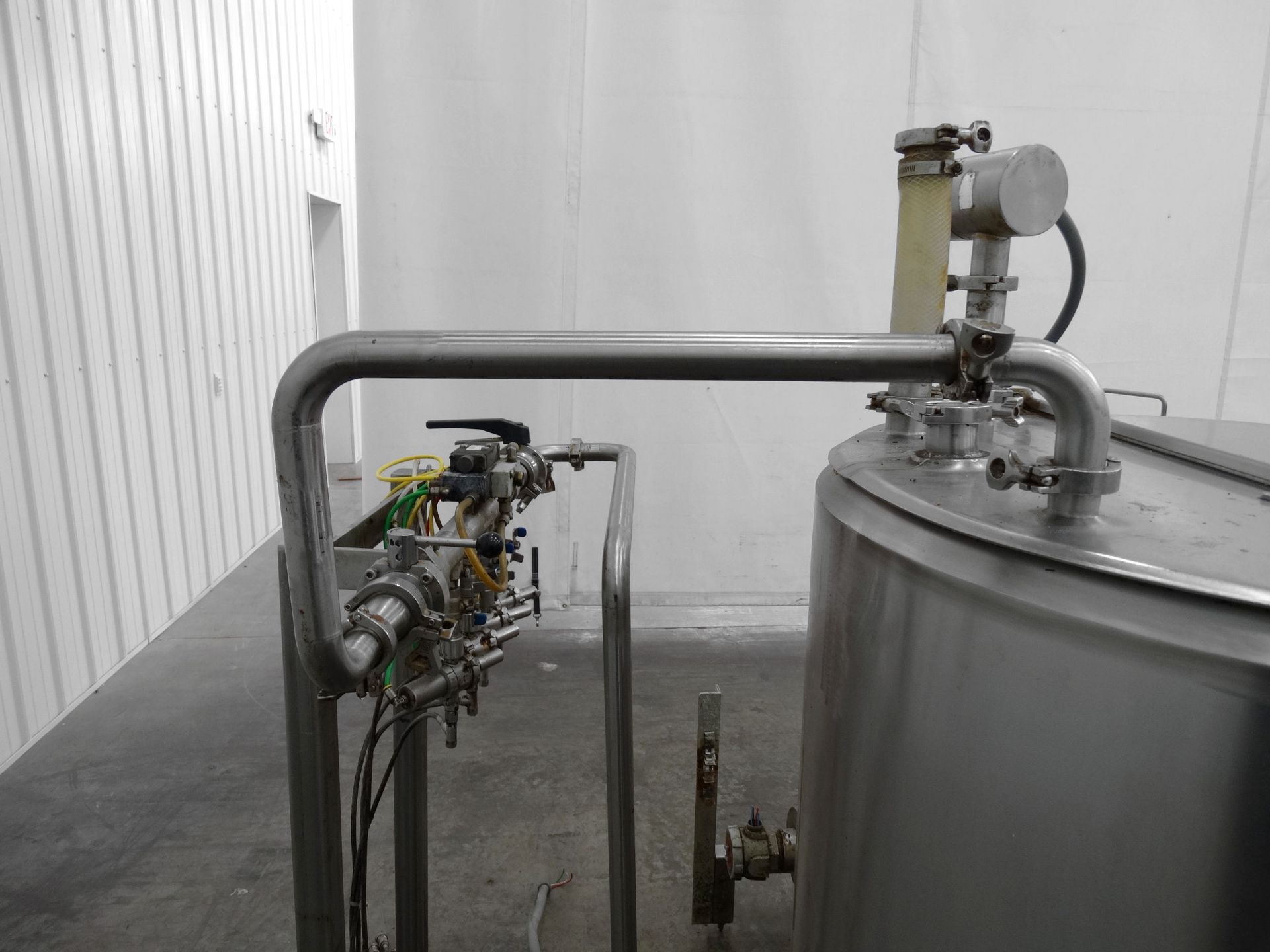 Cherry Burrell 200 Gal Tank with Spray Coating Nozzle - Image 10 of 14