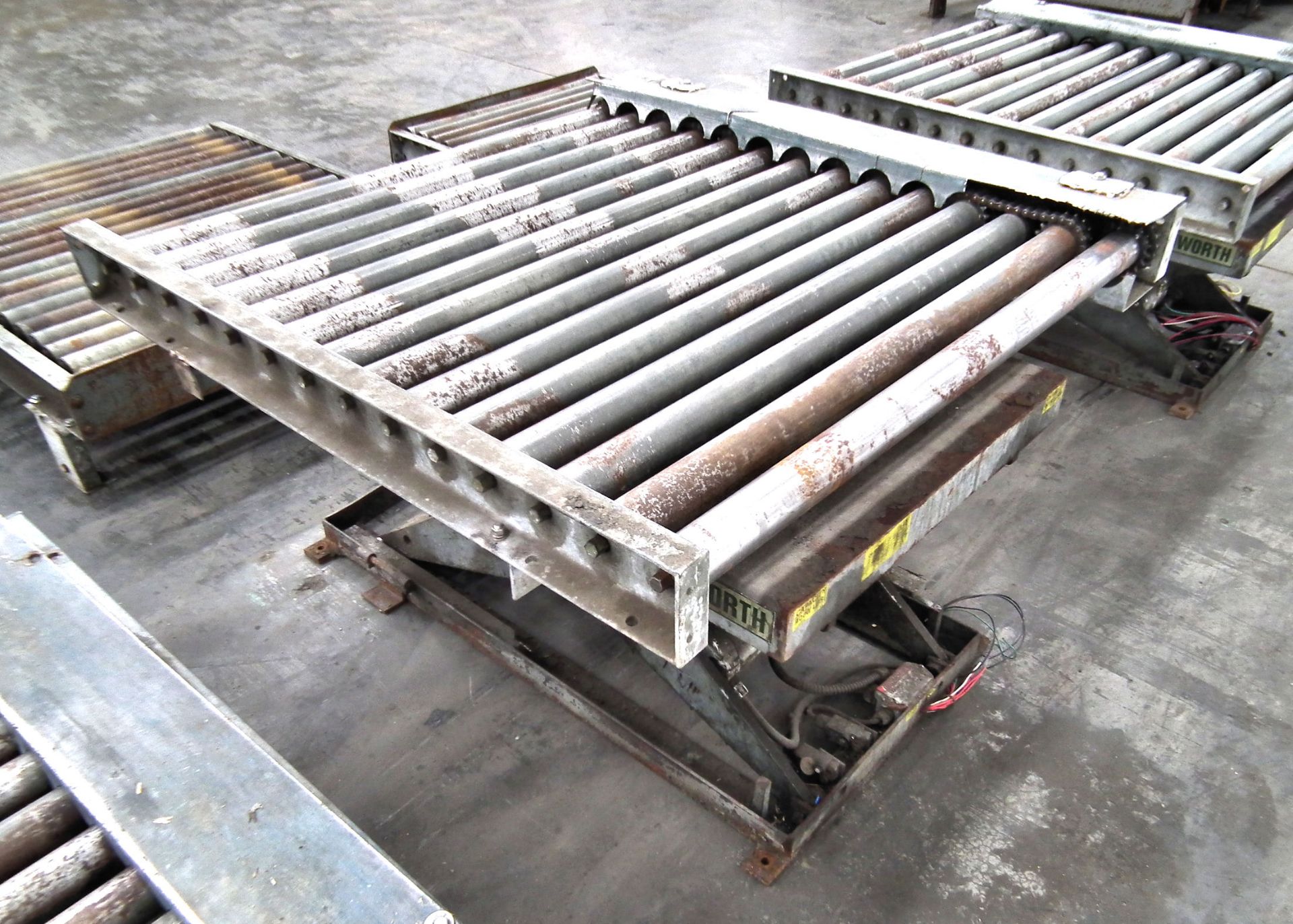 Pallet Conveyors with Southworth Scissor Lifts - Image 8 of 9