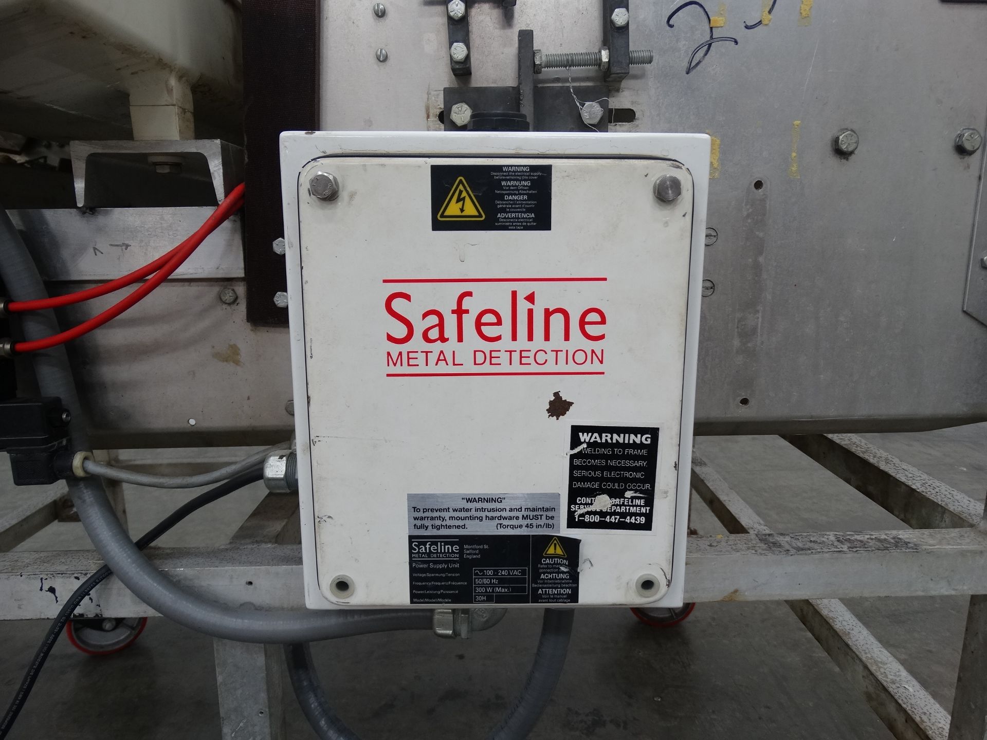 Safeline STD/26x03/P/300/ABS/Y2 Metal Detector - Image 8 of 12
